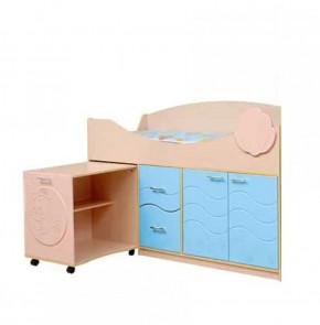 Набор мебели для детской Юниор -12.2 (700*1860) МДФ матовый в Лабытнанги - labytnangi.mebel-74.com | фото