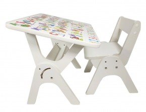 Детский растущий стол-парта и стул Я САМ "Умка" (Алфавит) в Лабытнанги - labytnangi.mebel-74.com | фото