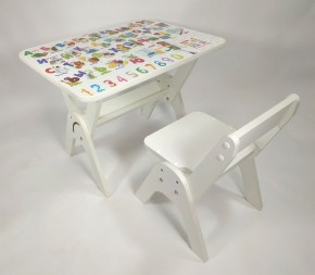 Детский растущий стол-парта и стул Я САМ "Умка" (Алфавит) в Лабытнанги - labytnangi.mebel-74.com | фото