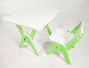 Детский растущий стол-парта и стул Я САМ "Умка" (Зеленый) в Лабытнанги - labytnangi.mebel-74.com | фото