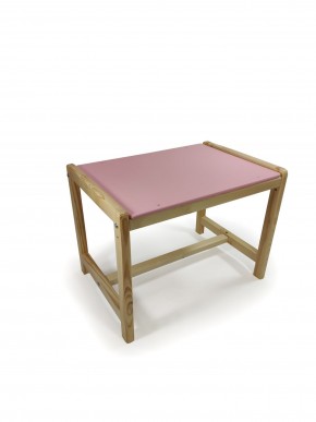 Детский растущий стол Я САМ "Лофт" (Розовый, Сосна) в Лабытнанги - labytnangi.mebel-74.com | фото