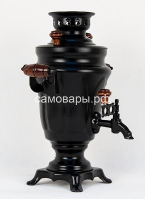 Электрический самовар "Черный Русский" матовый тюльпан на 1,5 литра. Ограниченная серия. в Лабытнанги - labytnangi.mebel-74.com | фото