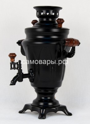 Электрический самовар "Черный Русский" матовый тюльпан в наборе на 1,5 литра. Ограниченная серия. в Лабытнанги - labytnangi.mebel-74.com | фото