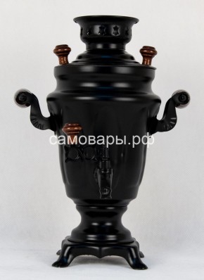 Электрический самовар "Черный Русский" матовый тюльпан в наборе на 1,5 литра. Ограниченная серия. в Лабытнанги - labytnangi.mebel-74.com | фото