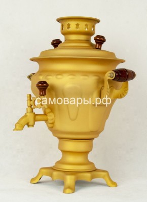 Электрический самовар "Русское золото" матовая груша на 2 литра (Ограниченная серия) в Лабытнанги - labytnangi.mebel-74.com | фото
