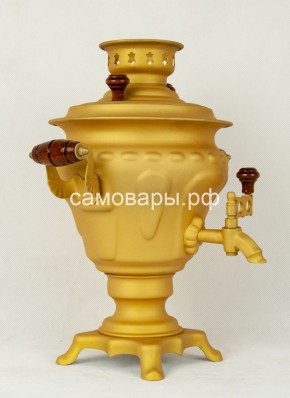 Электрический самовар "Русское золото" матовая груша на 2 литра (Ограниченная серия) в Лабытнанги - labytnangi.mebel-74.com | фото