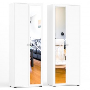 Камелия Шкаф 4-х створчатый, цвет белый, ШхГхВ 160х48х220 см., универсальная сборка, можно использовать как два отдельных шкафа в Лабытнанги - labytnangi.mebel-74.com | фото