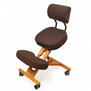 Коленный стул со спинкой Smartstool KW02В + Чехлы в Лабытнанги - labytnangi.mebel-74.com | фото
