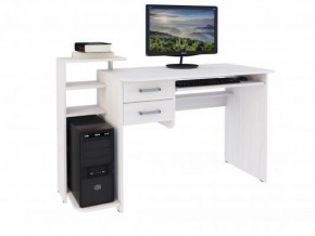 Компьютерный стол №12 (Анкор белый) в Лабытнанги - labytnangi.mebel-74.com | фото