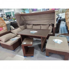 Комплект мебели с диваном AFM-320B-T320 Brown в Лабытнанги - labytnangi.mebel-74.com | фото