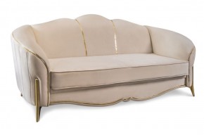 Комплект мягкой мебели Lara 3-1-1 с раскладным механизмом (бежевый/золото) в Лабытнанги - labytnangi.mebel-74.com | фото
