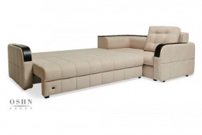 Комплект мягкой мебели Остин Garcia Ivory (Рогожка) Угловой + 1 кресло в Лабытнанги - labytnangi.mebel-74.com | фото