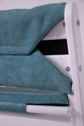 Комплект растущий стул и подушки Конёк Горбунёк Комфорт  (Лазурный, Волна) в Лабытнанги - labytnangi.mebel-74.com | фото