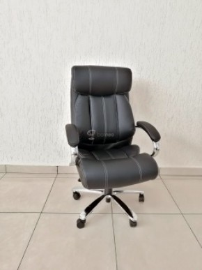 Кресло Barneo K-303 для руководителя (черная экокожа) в Лабытнанги - labytnangi.mebel-74.com | фото
