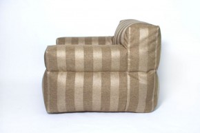 Кресло бескаркасное Уют полоса (Коричневый) в Лабытнанги - labytnangi.mebel-74.com | фото
