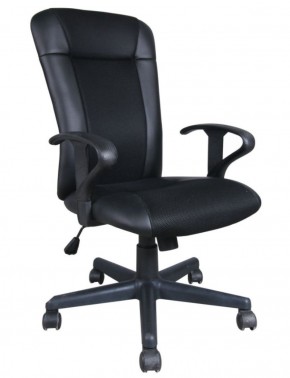Кресло BRABIX "Optima MG-370" (экокожа/ткань, черное) 531580 в Лабытнанги - labytnangi.mebel-74.com | фото