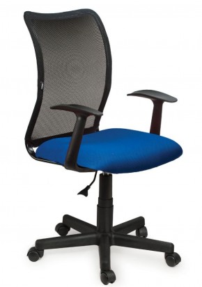 Кресло BRABIX "Spring MG-307", с подлокотниками, комбинированное синее/черное TW, 531404 в Лабытнанги - labytnangi.mebel-74.com | фото