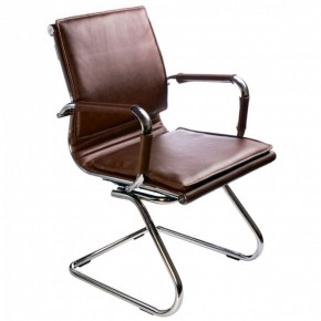 Кресло для посетителя Бюрократ CH-993-Low-V/Brown коричневый в Лабытнанги - labytnangi.mebel-74.com | фото