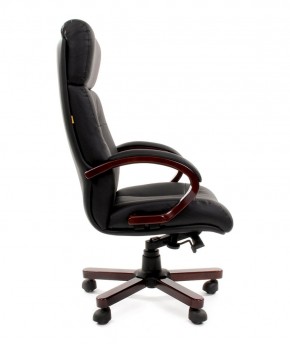 Кресло для руководителя CHAIRMAN  421 (Натуральная кожа) Черное в Лабытнанги - labytnangi.mebel-74.com | фото