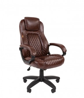 Кресло для руководителя  CHAIRMAN 432 (Экокожа коричневая) в Лабытнанги - labytnangi.mebel-74.com | фото