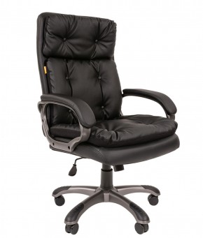 Кресло для руководителя  CHAIRMAN 442 (экокожа черная) в Лабытнанги - labytnangi.mebel-74.com | фото