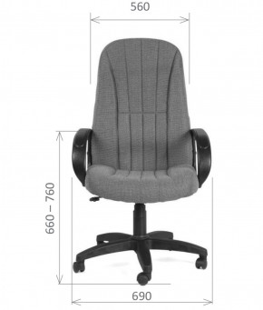 Кресло для руководителя  CHAIRMAN 685 СТ (ткань стандарт 20-23 серая) в Лабытнанги - labytnangi.mebel-74.com | фото