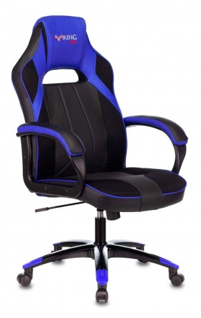 Кресло игровое Бюрократ VIKING 2 AERO BLUE черный/синий в Лабытнанги - labytnangi.mebel-74.com | фото