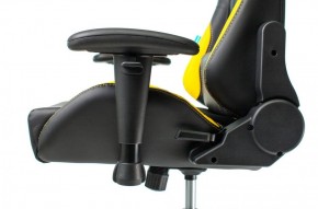 Кресло игровое Бюрократ VIKING 5 AERO YELLOW черный/желтый в Лабытнанги - labytnangi.mebel-74.com | фото