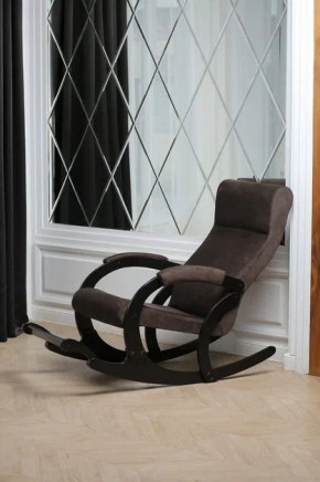 Кресло-качалка МАРСЕЛЬ 33-Т-AC (кофе) в Лабытнанги - labytnangi.mebel-74.com | фото