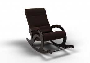 Кресло-качалка Тироль 12-Т-ГР (ткань/венге) ГРАФИТ в Лабытнанги - labytnangi.mebel-74.com | фото