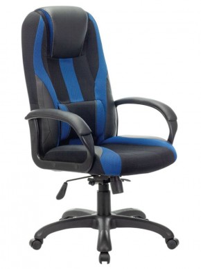 Кресло компьютерное BRABIX PREMIUM "Rapid GM-102" (экокожа/ткань, черное/синее) 532106 в Лабытнанги - labytnangi.mebel-74.com | фото