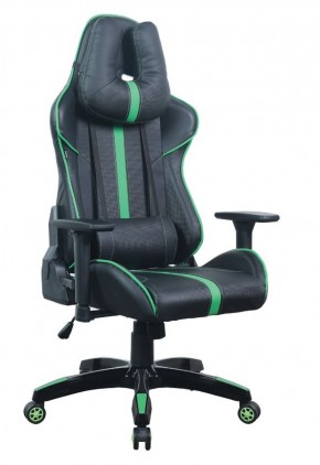 Кресло компьютерное BRABIX "GT Carbon GM-120" (черное/зеленое) 531929 в Лабытнанги - labytnangi.mebel-74.com | фото