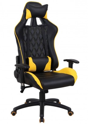 Кресло компьютерное BRABIX "GT Master GM-110" (черное/желтое) 531927 в Лабытнанги - labytnangi.mebel-74.com | фото