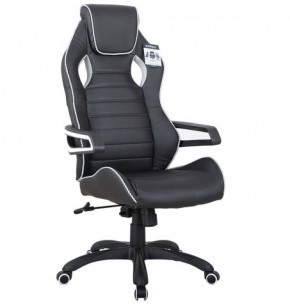 Кресло компьютерное BRABIX Techno Pro GM-003 (экокожа черное/серое, вставки серые) 531814 в Лабытнанги - labytnangi.mebel-74.com | фото