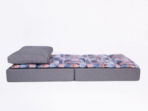 Кресло-кровать бескаркасное Харви (коричневый-геометрия браун) в Лабытнанги - labytnangi.mebel-74.com | фото