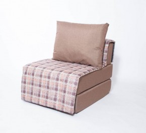 Кресло-кровать бескаркасное Харви (коричневый-квадро беж) в Лабытнанги - labytnangi.mebel-74.com | фото