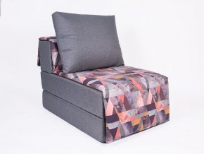 Кресло-кровать бескаркасное Харви (серый-сноу манго) в Лабытнанги - labytnangi.mebel-74.com | фото