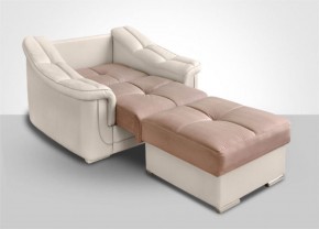 Кресло-кровать + Пуф Кристалл (ткань до 300) НПБ в Лабытнанги - labytnangi.mebel-74.com | фото