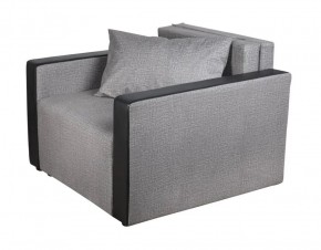 Кресло-кровать Милена с подлокотниками (серый) Велюр в Лабытнанги - labytnangi.mebel-74.com | фото