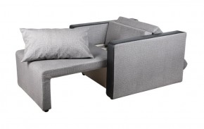 Кресло-кровать Милена с подлокотниками (серый) Велюр в Лабытнанги - labytnangi.mebel-74.com | фото