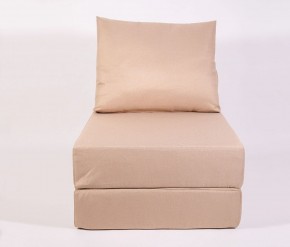 Кресло-кровать-пуф бескаркасное Прайм (Бежевый песочный) в Лабытнанги - labytnangi.mebel-74.com | фото