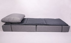 Кресло-кровать-пуф бескаркасное Прайм (мехико серый-графит) в Лабытнанги - labytnangi.mebel-74.com | фото
