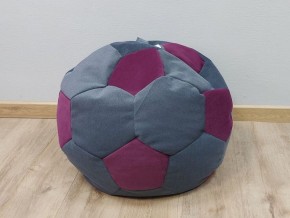 Кресло-мешок Мяч S (Shaggy Grafit-Shaggy Wine) в Лабытнанги - labytnangi.mebel-74.com | фото