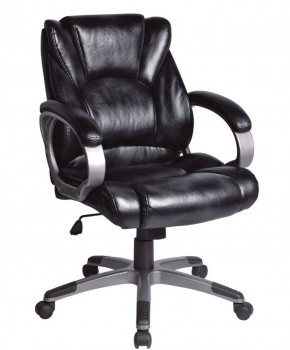 Кресло офисное BRABIX "Eldorado EX-504", экокожа, черное, 530874 в Лабытнанги - labytnangi.mebel-74.com | фото