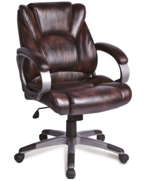 Кресло офисное BRABIX "Eldorado EX-504" (коричневое) 530875 в Лабытнанги - labytnangi.mebel-74.com | фото