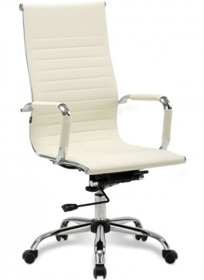 Кресло офисное BRABIX "Energy EX-509" (экокожа, хром, бежевое) 531166 в Лабытнанги - labytnangi.mebel-74.com | фото
