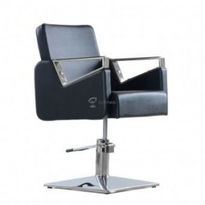 Кресло парикмахерское Barneo 6300V5 черное в Лабытнанги - labytnangi.mebel-74.com | фото