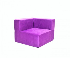 Кресло-угловое-модуль бескаркасное Тетрис 30 (Фиолетовый) в Лабытнанги - labytnangi.mebel-74.com | фото