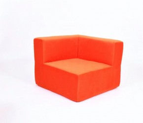 Кресло-угловое-модуль бескаркасное Тетрис 30 (Оранжевый) в Лабытнанги - labytnangi.mebel-74.com | фото