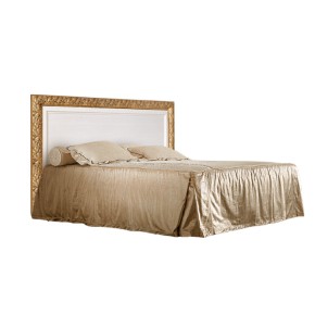 Кровать 2-х спальная (1,4 м)Тиффани штрих-лак/золото с подъемным механизмом (ТФКР140-2[7]) в Лабытнанги - labytnangi.mebel-74.com | фото